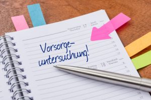 Vorsorgeuntersuchung werden in der Arzt -Praxis angeboten